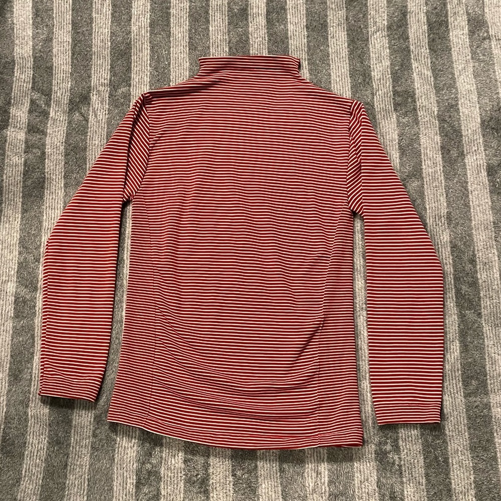 Striped turtle neck